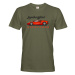 Pánské tričko s potlačou Lamborghini Aventador -  tričko pre milovníkov aut
