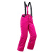 Detské lyžiarske nohavice 500 ružové