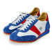 Botas Classic Trikolora - Pánske kožené tenisky / botasky bielo- Pánskemodro- Pánskečervené, ruč