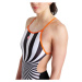 Arena crazy swimsuit booster back black/mango/multi xl - uk38