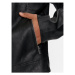 Karl Lagerfeld Jeans Kožená bunda 240D1501 Čierna Regular Fit