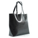 Čierna dámska shopper kabelka TIVORA TORBA FL32 TIVORA BLACK 2011