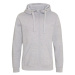 Just Hoods Pánska mikina JH150 Heather Grey