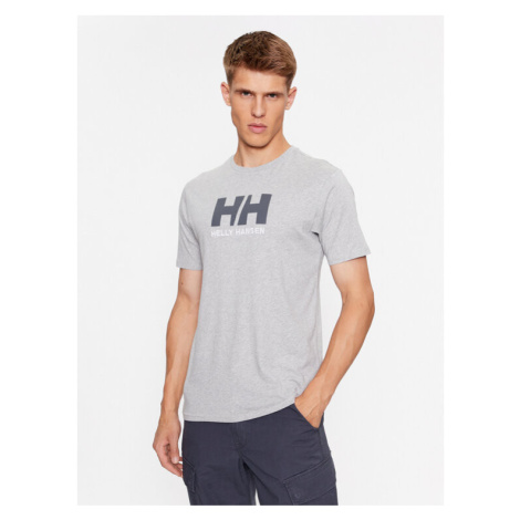 Helly Hansen Tričko Logo 33979 Sivá Regular Fit