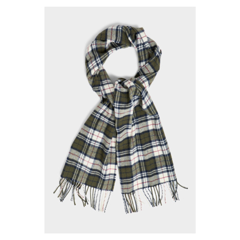 ŠÁL GANT MULTI CHECK SCARF DARK CACTUS