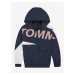 White and blue boys' hooded jacket Tommy Hilfiger - Boys
