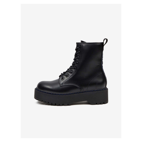 Black women's ankle boots on platform Replay - Women