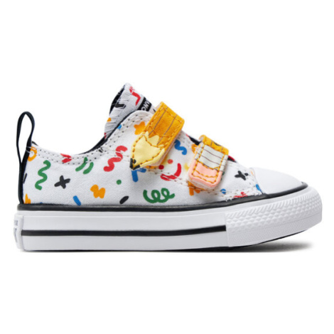 Converse Plátenky Chuck Taylor All Star Easy-On Doodles A07219C Biela