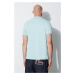 Bavlnené polo tričko Lacoste PH4012-001, tyrkysová farba, jednofarebné