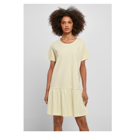 Women's dress Valance sv. yellow Urban Classics