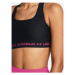 Under Armour Športová podprsenka Crossback Mid Bra 1361034-004 Čierna Compression Fit