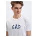 Biele pánske tričko s logom GAP