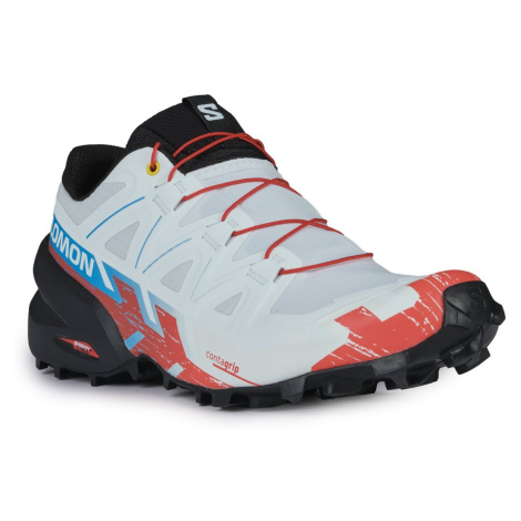 Salomon dámská běžecká obuv Speedcross 6 W White/Black/Fiery Red 43 1/3