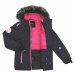 Loap FUKSIE Dievčenská lyžiarska bunda, čierna, veľkosť