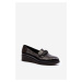 Dámské lakované boty Loafers Black Polike 41