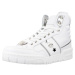 Chiara Ferragni  SNE CF1 HIGH WHITE LEATH  Módne tenisky Biela