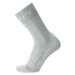 UYN Cyklistické ponožky klasické - ONE LIGHT - biela/strieborná