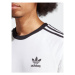 Adidas Tričko Adicolor Classics 3-Stripes T-Shirt IA4846 Biela Slim Fit