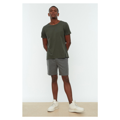 Trendyol Anthracite Men's Slim Fit Basic Shorts & Bermuda