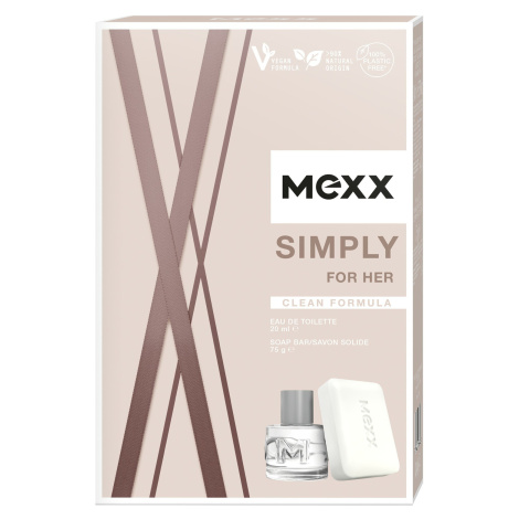 MEXX SIMPLY FOR HER toaletná voda 20ML + mydlo 75G