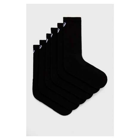 Ponožky Asics (6-pak) čierna farba