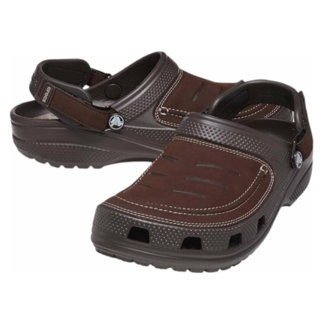 Crocs Yukon Vista II LiteRide Clog Sandále Espresso/Mushroom