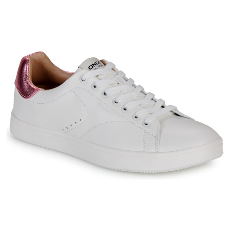 Only  ONLSHILO-44 PU CLASSIC SNEAKER  Nízke tenisky Biela