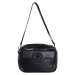 Black crossbody handbag