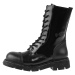topánky kožené NEW ROCK NEWMILI10-S1 Čierna
