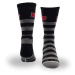 ponožky PERRI´S SOCK - KISS - STRIPE - HARCOAL MIX - KSA302-036