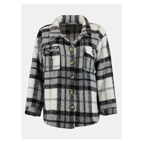 Haily ́s Grey checkered light jacket with wool Hailys - Women Haily´s
