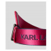 Opasok Karl Lagerfeld K/Karl Logo Webbing Belt Červená