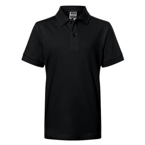 James&amp;Nicholson Detská polokošeľa JN070K Black