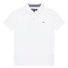 Tommy Hilfiger Polokošeľa Boys Tommy KB0KB03975 S Biela Regular Fit