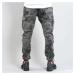 Kalhoty Urban Classics Camo Cargo Jogging Pants Camo Grey