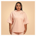 BeastPink Dámske tričko Oversized Bliss Pink  SS