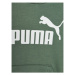 Puma Mikina Ess Big Logo 586965 Zelená Regular Fit