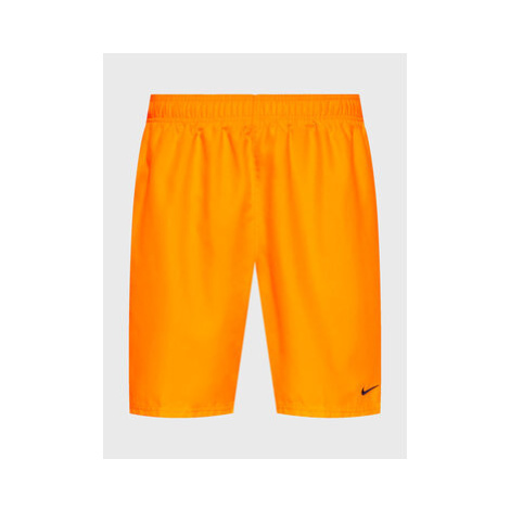 Nike Plavecké šortky Essential Volley NESSA559 Oranžová Regular Fit