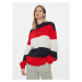 Tommy Jeans Sveter Tjw Colorblock Sweater DW0DW17495 Tmavomodrá Regular Fit