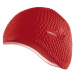 Plavecká čiapka Crowell Java s bublinkami farba červená 2