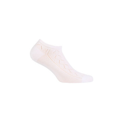 Dámske azúrové ponožky Wola W81.76P Univerzální