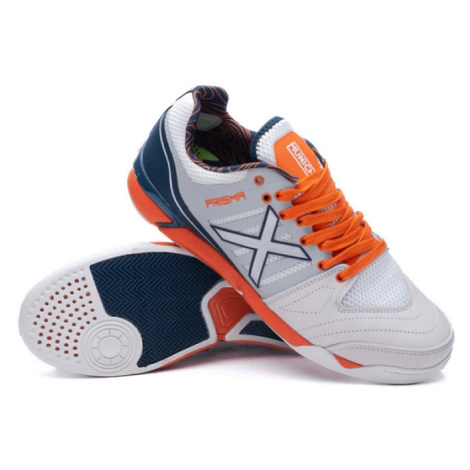 Munich Prisma Pánske halové kopačky bielo/modro/oranžové, veľ. 42 88145-42