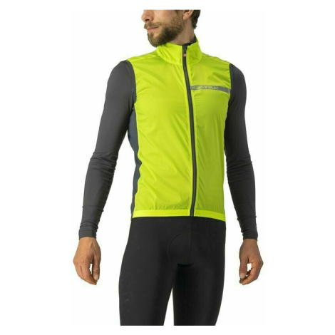 Castelli Squadra Stretch Vesta Electric Lime/Dark Gray