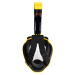 Finnsub LOOK Celotvárová šnorchlovacia maska, žltá, veľkosť