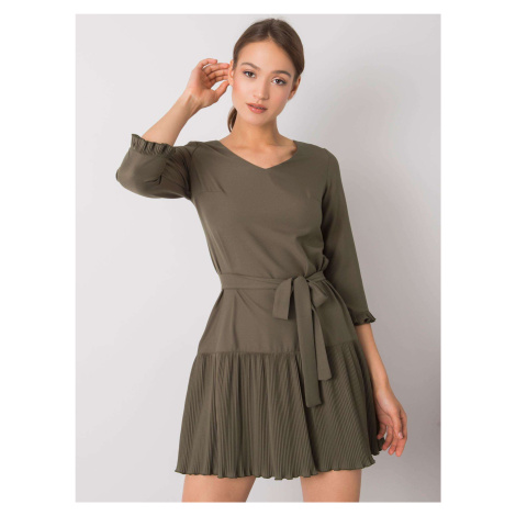 Dress-LK-SK-507733.80P-khaki