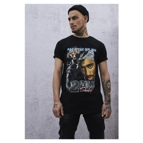 Black Tupac Retro T-Shirt mister tee