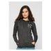 Ladies Never On Time Hoody Coal