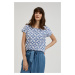 Women's blouse MOODO - white/blue