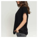 Tričko Urban Classics Ladies Extended Shoulder Tee Black