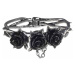 náramok dámske - Wild Black Rose - ALCHEMY GOTHIC - A125